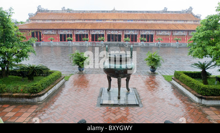 Imperial Gehäuse, Dien Tho Residenz, The Citadel, Hue, Vietnam Stockfoto