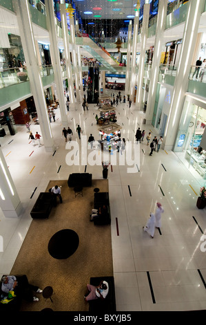 Ein Blick auf ein Mall in Dubai Stockfoto