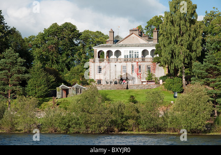 Derwent Insel Haus am Derwent Insel in der Nähe von Keswick im Lake District Stockfoto