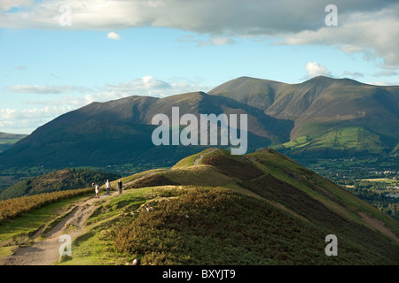 Die Aussicht vom Cat Glocken mit Blick auf Skiddaw im Lake District Stockfoto