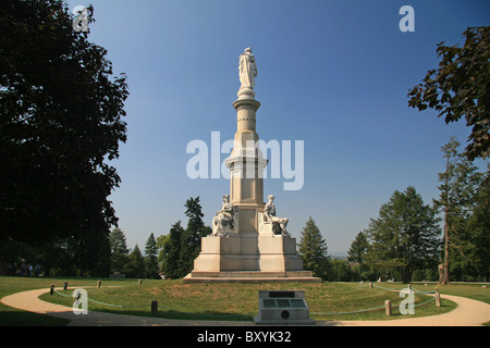 Die Soldaten Nationaldenkmal, Gettysburg Staatsangehörig-Kirchhof, Gettysburg, Pennsylvania. Stockfoto