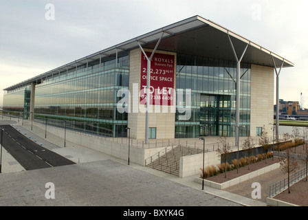 1000" The Royals Business Park"Aukett Europe"East London UK entworfene Gebäude Stockfoto