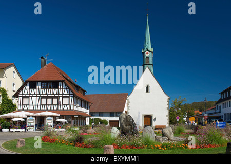 Kirche in Unteruhldingen am Bodensee, Baden-Württemberg, Deutschland Stockfoto