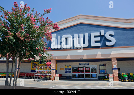 Lowes Baumarkt Gainesville Florida Stockfoto