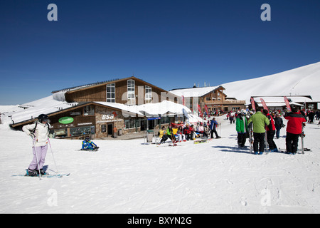 Estacion Esqui Sierra Nevada Granada Andalusien España Skistation Andalusien Spanien Stockfoto