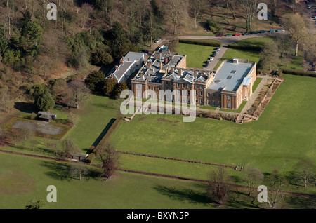 Luftaufnahme des Himley Hall in der Nähe von Dudley Uk Stockfoto