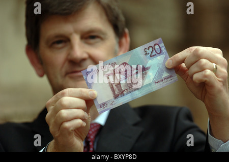 Bank of Scotland stellt eine neue Serie von Banknoten Stockfoto