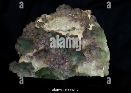 Fluorit - Ann De Mine (Calciumfluorid CaF2) Fluorit ist eines der beliebtesten Mineralien unter Sammlern Stockfoto