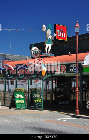 Irish Pub Jolly Potter, King Street, Temuka, South Canterbury, Canterbury, Südinsel, Neuseeland Stockfoto