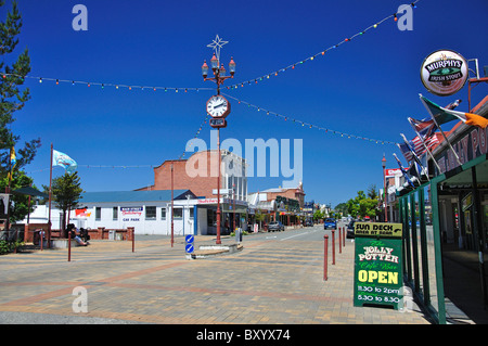 Stadtzentrum, King Street, Temuka, South Canterbury, Canterbury, Südinsel, Neuseeland Stockfoto