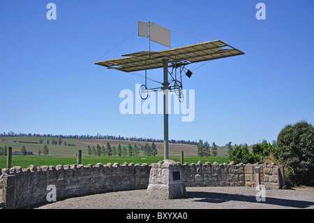 Richard William Pearse Monument (Eindecker-Flugpionier), Waitohi, Canterbury, Südinsel, Neuseeland Stockfoto