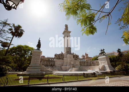 Monumento ein la Constitución de 1812 Cadiz Andalusien España Denkmal für die Verfassung von 1812 Cadiz Andalusien Spanien Stockfoto