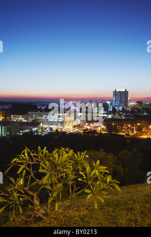 Ansicht der Stadt Maputo bei Sonnenuntergang, Maputo, Mosambik Stockfoto