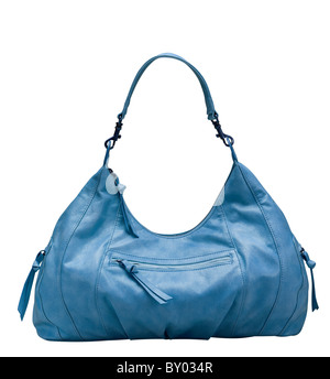 eine Bluewomens Handtasche/Tasche Stockfoto