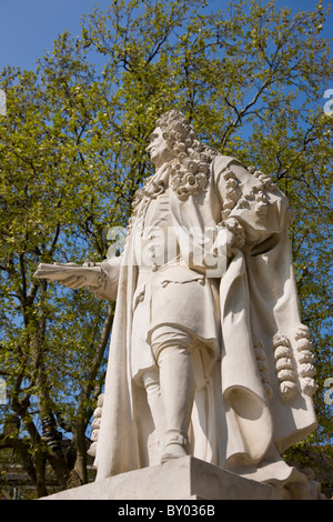 Statue von Sir Hans Sloane von der König-Straße Stockfoto