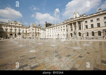 Somerset House Innenhof Stockfoto