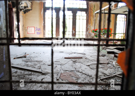 industrielle Archäologie alte verlassene Fabrik Stockfoto