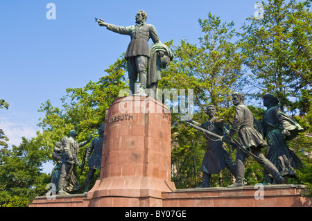 Kossuth-Denkmal des ehemaligen ungarischen Regent-Präsident Lajos Kossuth Budapest Ungarn EU Europa Stockfoto