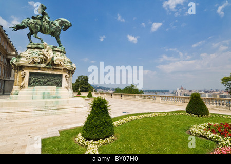 Statue von Prinz Eugene Savoy ungarische Nationale Galerie Budapest Ungarn EU Stockfoto