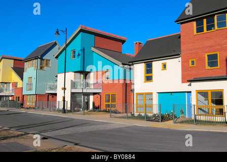 Neubauwohnungen in Ravenswood Ipswich UK Stockfoto