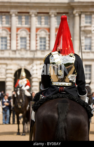 Horse Guards an der Horse Guards Parade Stockfoto
