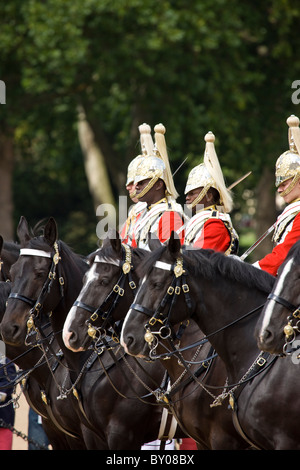 Horse Guards an der Horse Guards Parade Stockfoto