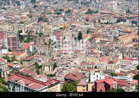 Stadt Übersicht-Neapel-Kampanien-Italien Stockfoto