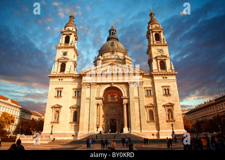 St Stephen Basilica (Szent Istvan Bazilika), klassizistische Gebäude, Budapest, Ungarn Stockfoto