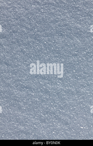 Zu Fuß rund um den Sequoia Nationalpark, konnte ich einige unberührten Schnee zu finden, die ein paar Tage alt war.  Große Textur! Stockfoto