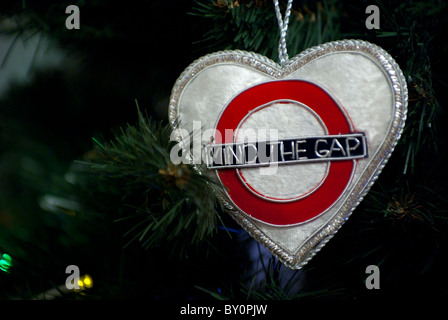 Christmass Spielzeug - Mind The Gap Stockfoto