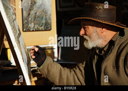 Künstler David Barber. Stockfoto