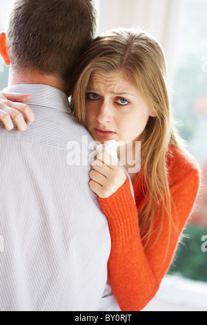 Paar, umarmen Stockfoto