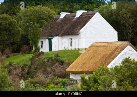Ferienhaus Haus von Patrick Pearse, irischer Rebellenführer, jetzt ein nationales Denkmal in der Nähe von Ros Muc, Connemara, County Galway, Irland Stockfoto
