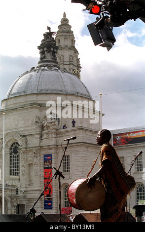 Das große Wochenende, Cardiff. Stockfoto