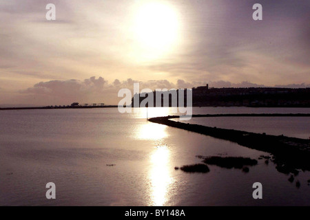 Die Barriage Cardiff, Cardiff Bay. Stockfoto