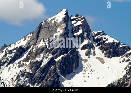 McGowan Peak in der Sägezahn-Gebirge in der Nähe von Stanley, Idaho, USA. Stockfoto