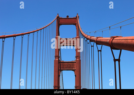 SOUTH TOWER GOLDEN GATE Brücke SAN FRANCISCO USA SAN FRANCISCO USA 6. Juli 2009 Stockfoto