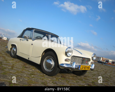 Old English White 1967 MG Midget Mk3 Stockfoto