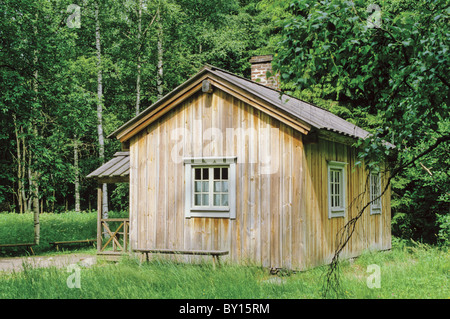 Ferienhaus in dem Autor der finnischen Staatsangehörigen Aleksis Kivi starb im Jahre 1872, Tuusula, Finnland Stockfoto