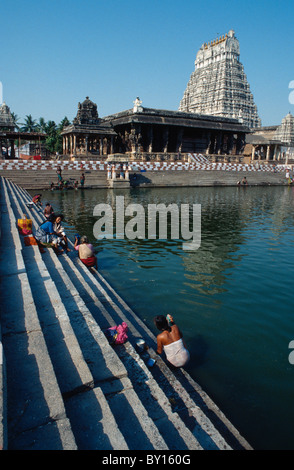 Devarajaswami Tempel 15. / 16. CT, Kanchipuram (Tamil Nadu), Indien Stockfoto