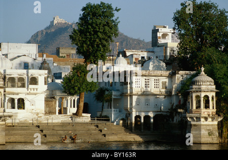 Pichola-See, Udaipur (Rajasthan), Indiia Stockfoto