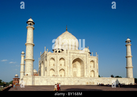 Taja Mahal, Agra, Utar Pradesh, Indien Stockfoto