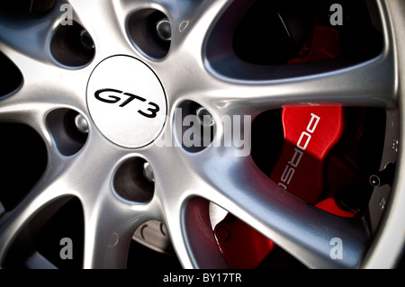 Porsche 911 GT3 Rad Stockfoto