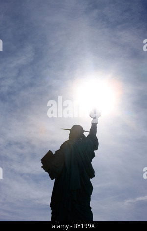 Die Freiheitsstatue auf Liberty Island, New York City, Vereinigte Staaten von Amerika Stockfoto