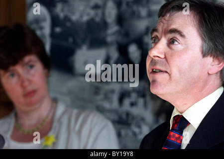 Ieuan Wyn Jones AM, Parteichef der Plaid Cymru und stellvertretende erste Minister. Stockfoto