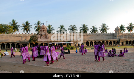 BRIHADISHVARA-TEMPEL IN THANJAVUR TAMILNADU Stockfoto