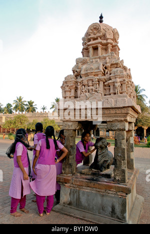 BRIHADISHVARA-TEMPEL IN THANJAVUR TAMILNADU Stockfoto