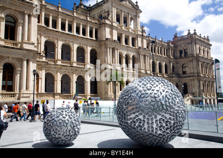 Treasury Casino und Hotelgebäude in Brisbane Queensland, Australien Stockfoto