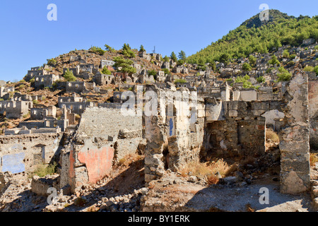 Türkei-Kya Koy zerstörten Dorf Stockfoto