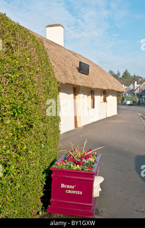 Robert Burns Geburtsort Cottage Alloway South Ayrshire Schottland Stockfoto